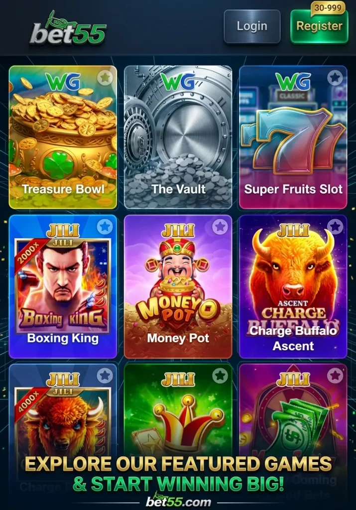 bet 55 game