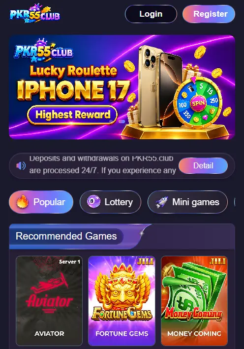 pkr55 game
